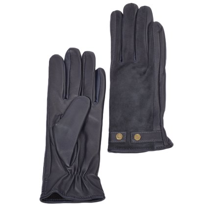 Ashwood Leather Suede & Leather Navy Gloves Ashwood Leather Suede & Leather Navy Gloves