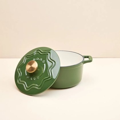 Judge Cast Iron 20cm Casserole Green Judge Cast Iron 20cm Casserole Green