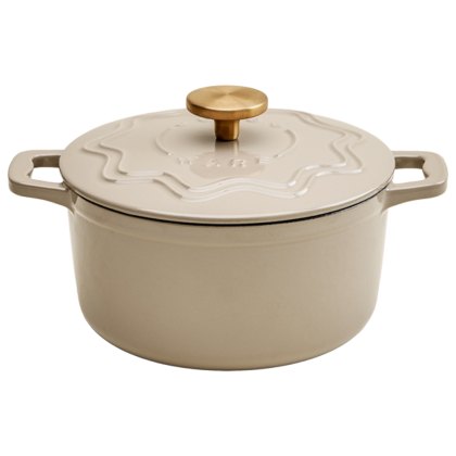 Judge Cast Iron 20cm Casserole Mushroom Judge Cast Iron 20cm Casserole Mushroom