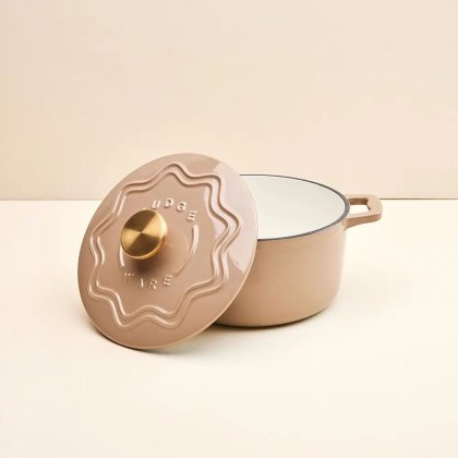 Judge Cast Iron 20cm Casserole Mushroom Judge Cast Iron 20cm Casserole Mushroom
