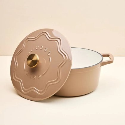 Judge Cast Iron 26cm Casserole Mushroom Judge Cast Iron 26cm Casserole Mushroom