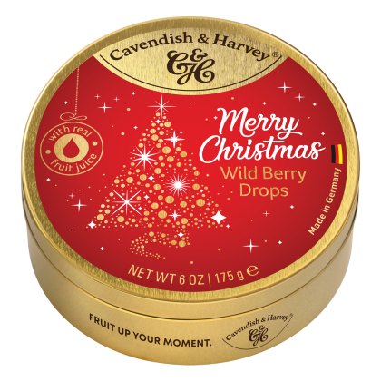 Cottage Delight Cavendish Merry Christmas Wild Berry Drops Cottage Delight Cavendish Merry Christmas Wild Berry Drops