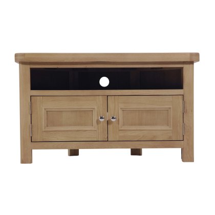 Hamilton Oak Corner TV Unit Hamilton Oak Corner TV Unit