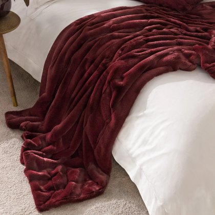 Paoletti Empress Throw Ruby