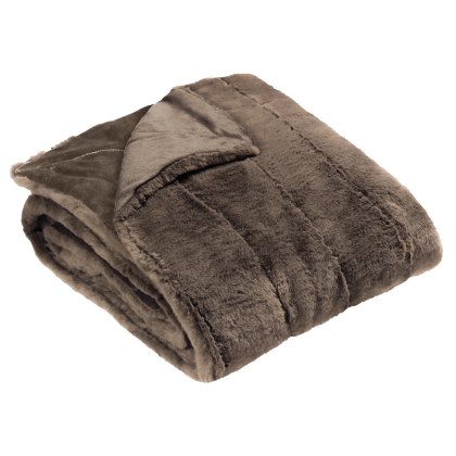 Paoletti Empress Throw Taupe