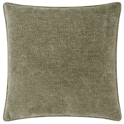 Yard Heath Washed Velvet Cushion Eucalyptus
