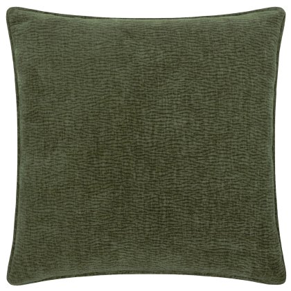 Yard Heath Washed Velvet Cushion Olive