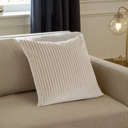 Paoletti Savoy Stripe Cushion Oyster