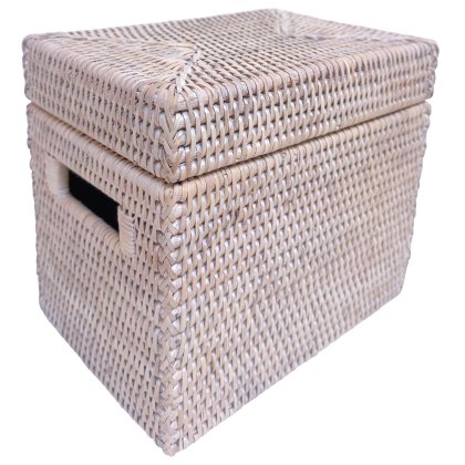 Lows Artisan Weave Rectangular Storage Box With Lid