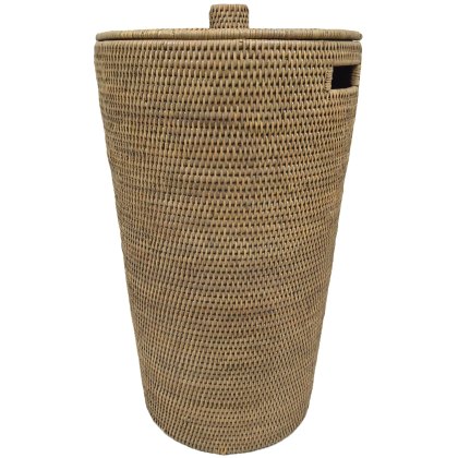 Lows Artisan Weave Laundry Basket Nude Wash