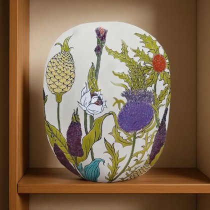 Aquarelle Thistlebud Vase Large