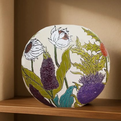 Aquarelle Thistlebud Vase Small