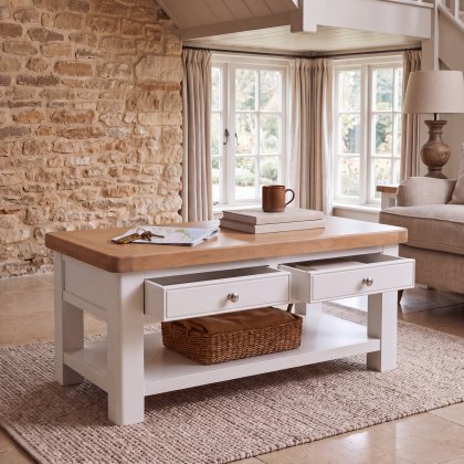 Hamilton White Coffee Table