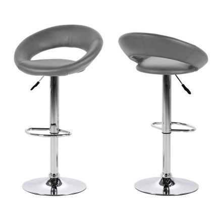 Plump Bar Stool Grey Plump Bar Stool Grey
