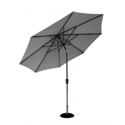 2.5M Crank & Tilt Parasol in Grey