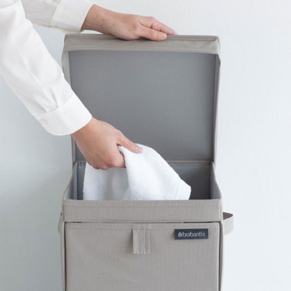 Brabantia Grey 35L Stackable Laundry Box