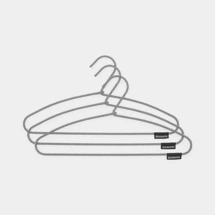 Brabantia Set of 3 Soft Touch Clothes Hangers Brabantia Set of 3 Soft Touch Clothes Hangers