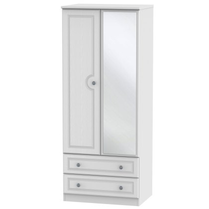 Pembridge 2ft6' 2 Door Mirrored Wardrobe