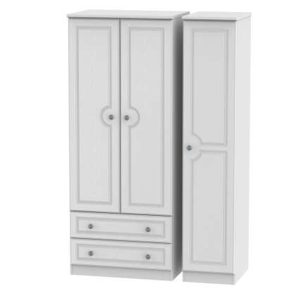 Pembridge Triple 2 Drawer 3 Door Wardrobe