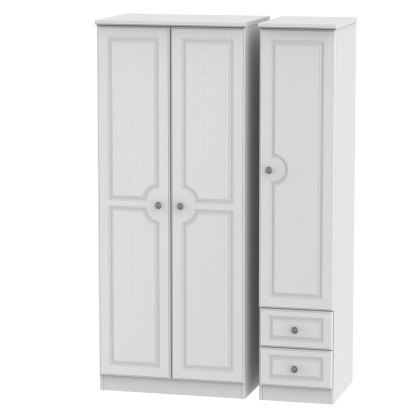 Pembridge Trple Plain+Drawer Wardrobe