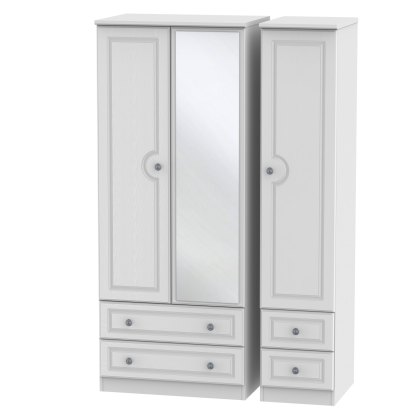 Pembridge Triple 2 Drawer Mirrored + Drawer Wardrobes