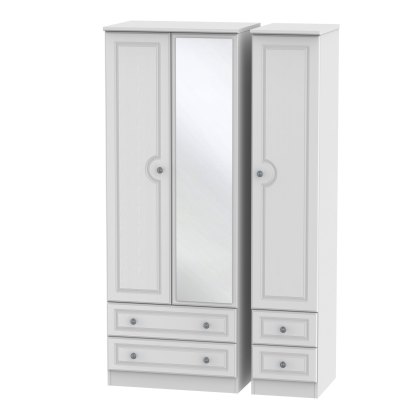 Pembridge Tall Triple 2 Drawer Mirror & Tall Drawer Wardrobe