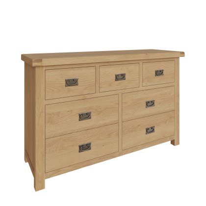 Norfolk Oak 3 Over 4 Chest of Drawers