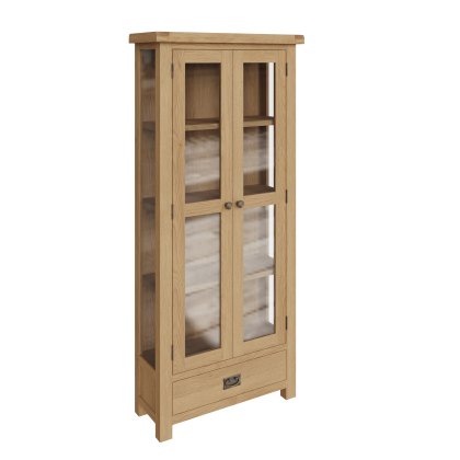 Norfolk Oak Display Cabinet