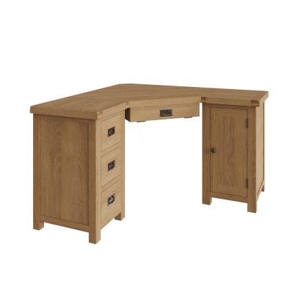 Norfolk Oak Corner Computer Desk