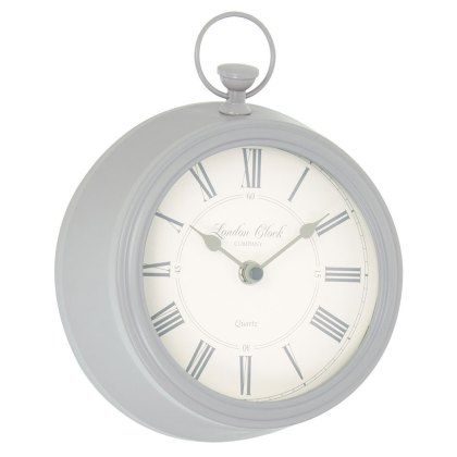 Harriet Soft Grey Wall Clock