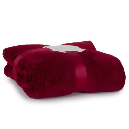 Snuggle Touch Bordeaux Throw