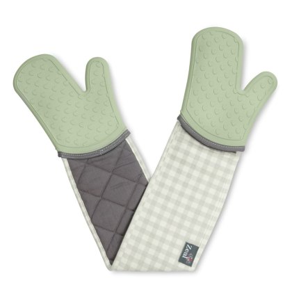 Zeal Silicone Sage Green Double Oven Glove