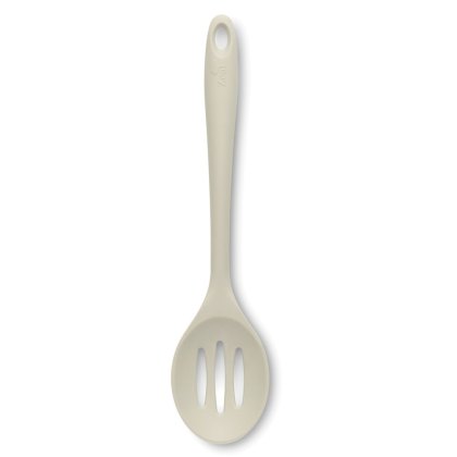 Zeal 29cm Silicone Cream Slotted Spoon