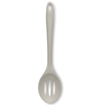 Zeal 29cm Silicone French Grey Slotted Spoon