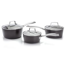 Stellar 3 Piece Rocktanium Saucepan Set
