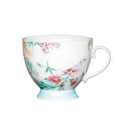 Kitchencraft White Birds Footed Mug Kitchencraft White Birds Footed Mug
