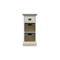 Farmhouse Collection 1 Drawer 2 Basket