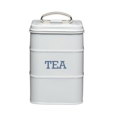 Living Nostalgia Grey Tea Canister Living Nostalgia Grey Tea Canister