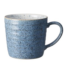 Denby Studio Blue Flint/Chalk Ridged Mug Denby Studio Blue Flint/Chalk Ridged Mug
