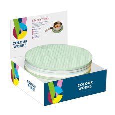 Colourworks 20cm Round Silicone Trivet