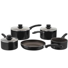 Judge Radiant Black 5 Piece Saucepan Set Judge Radiant Black 5 Piece Saucepan Set