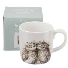 Wrendale The Twits Owl Mug Large