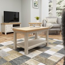 Hastings Small Coffee Table in Stone