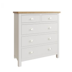 Hastings 2 Over 3 Chest of Drawers in Stone Hastings 2 Over 3 Chest of Drawers in Stone