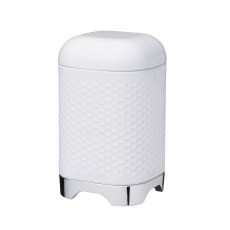 Lovello Textured White Canister Lovello Textured White Canister