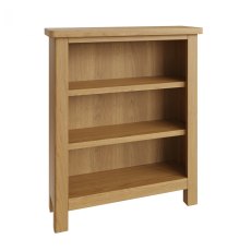 Hastings Small Wide Bookcase in Oak