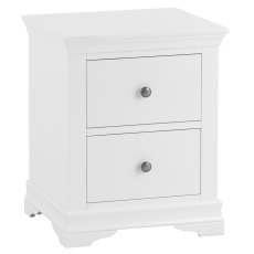 Sorrento White Large Bedside Cabinet