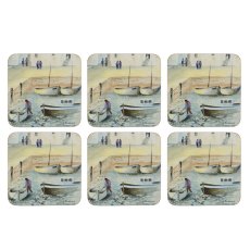 Creative Tops Cornish Harbour Pack of 6 Premium Coasters