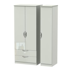 Carrie Triple 2 Drawer Wardrobe Carrie Triple 2 Drawer Wardrobe