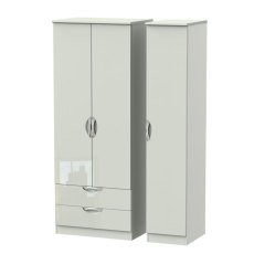 Carrie Tall Triple 2 Drawer Wardrobe Carrie Tall Triple 2 Drawer Wardrobe